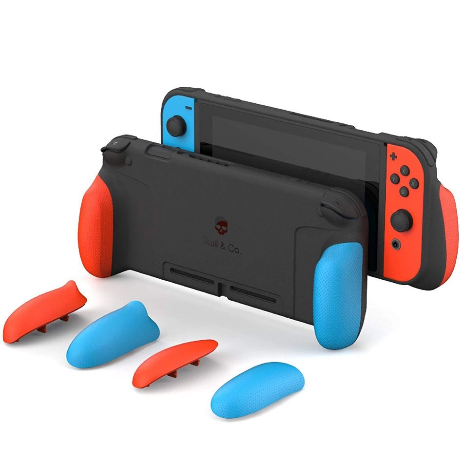 GripCase Body - Neon Blue & Red Switch + SnapGrip + TriggerGrip + PlusGrip