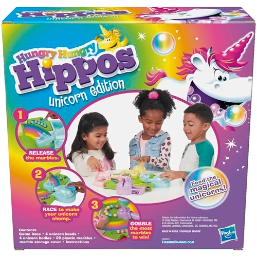 Hungry Hungry Hippos: Unicorn Edition