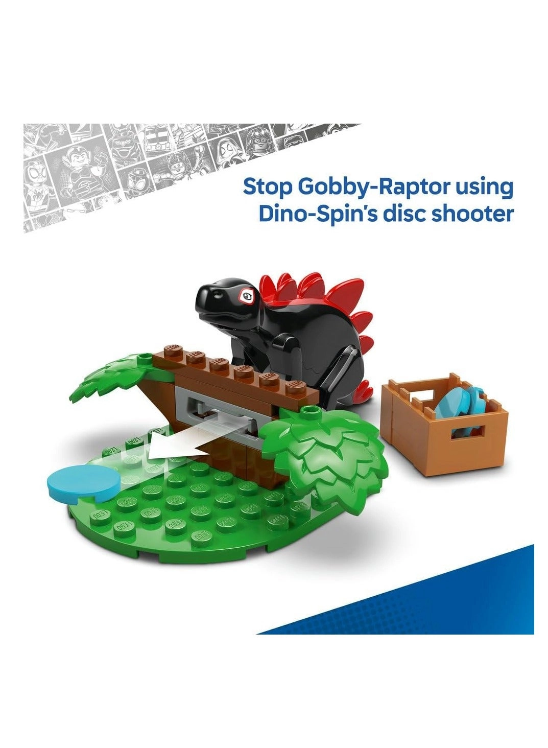 Marvel Spidey and Gobby’s Raptor Battle at Tree House HQ - Spider-Man