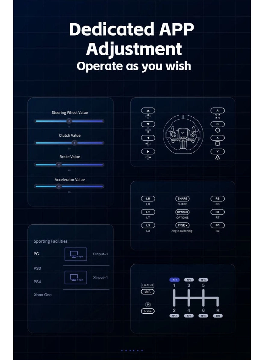 V9 Gen 2 Racing Wheel & Pedals - PC/Xbox/PS4/Switch