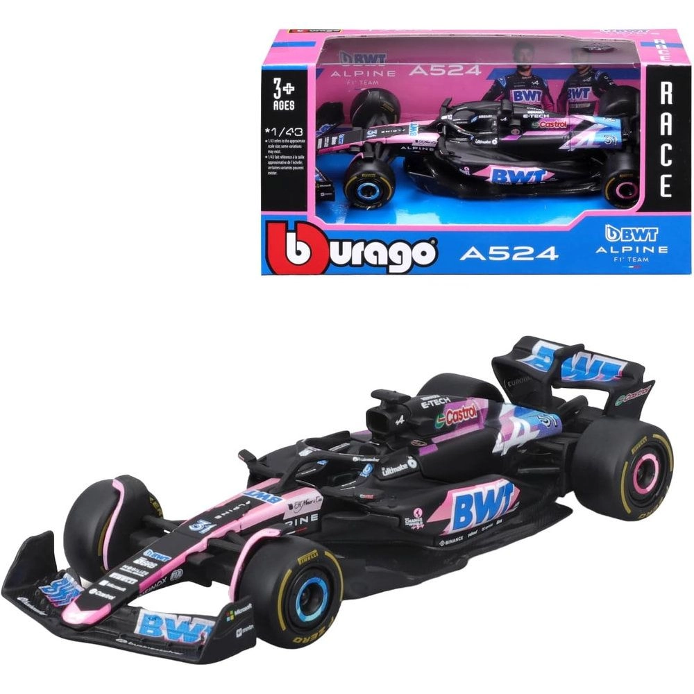 BBURAGO Formula 1 Alpine A524 Esteban Ocon #31 2024 - 1:24