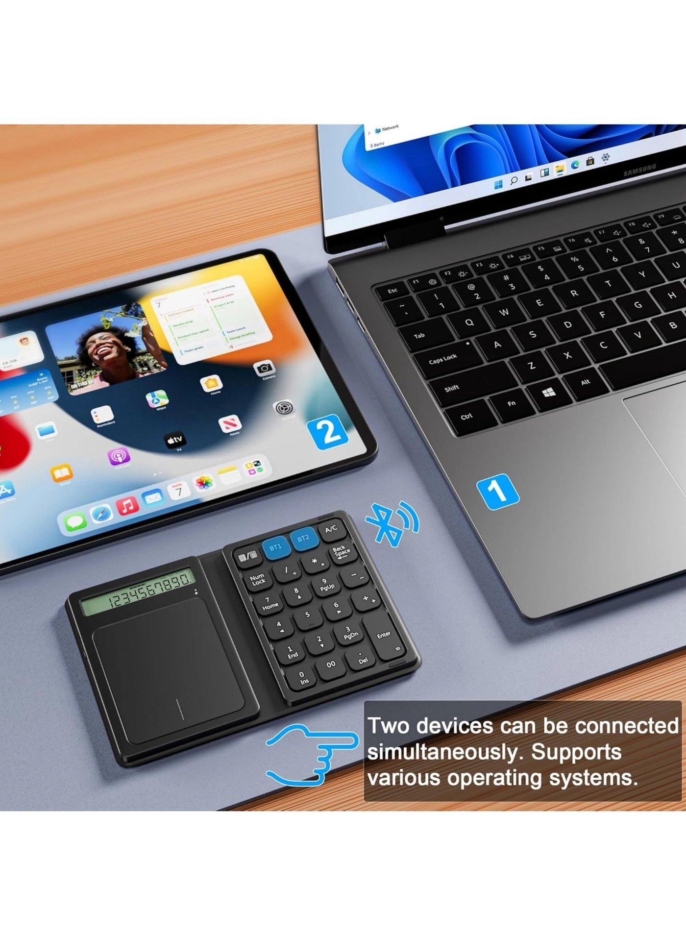 Rock Keyboard - Bluetooth Foldable 23-key