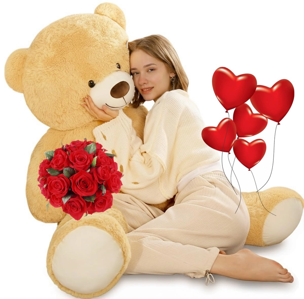 Teddy Bear - 52'' Dark Brown