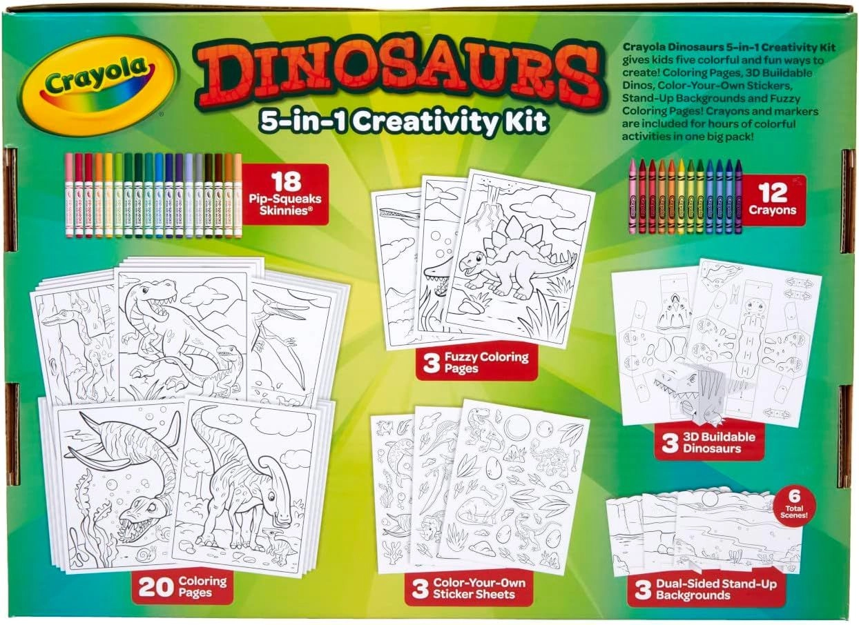 Dinosaur 5-in-1 Art Kit - 4+ years