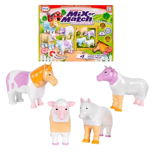 Magnetic Mix or Match Farm Animals - 24 months and up 16 pieces
