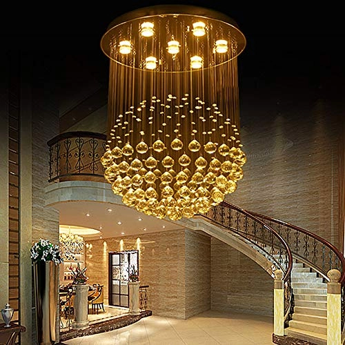 GU10 Round Crystal Chandelier - Dimmable