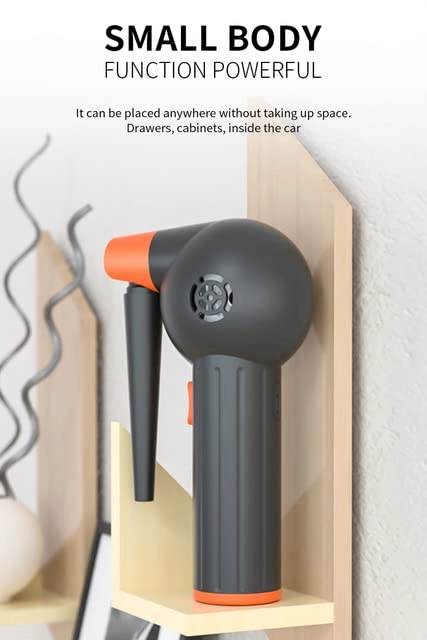 Air Duster - 40,000 RPM Brushless Motor Rechargeable 40min Use