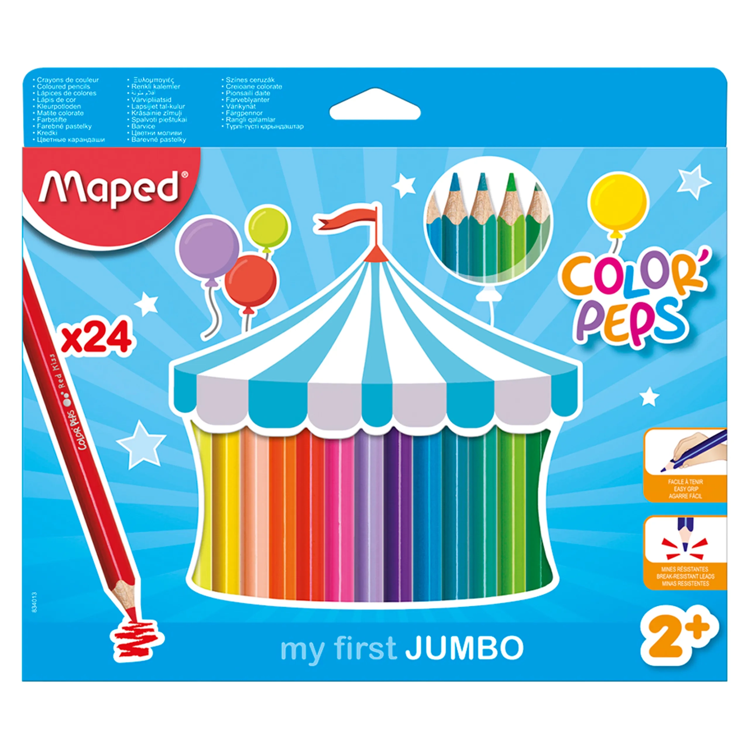 Maped Color Peps Jumbo - 24 Colors