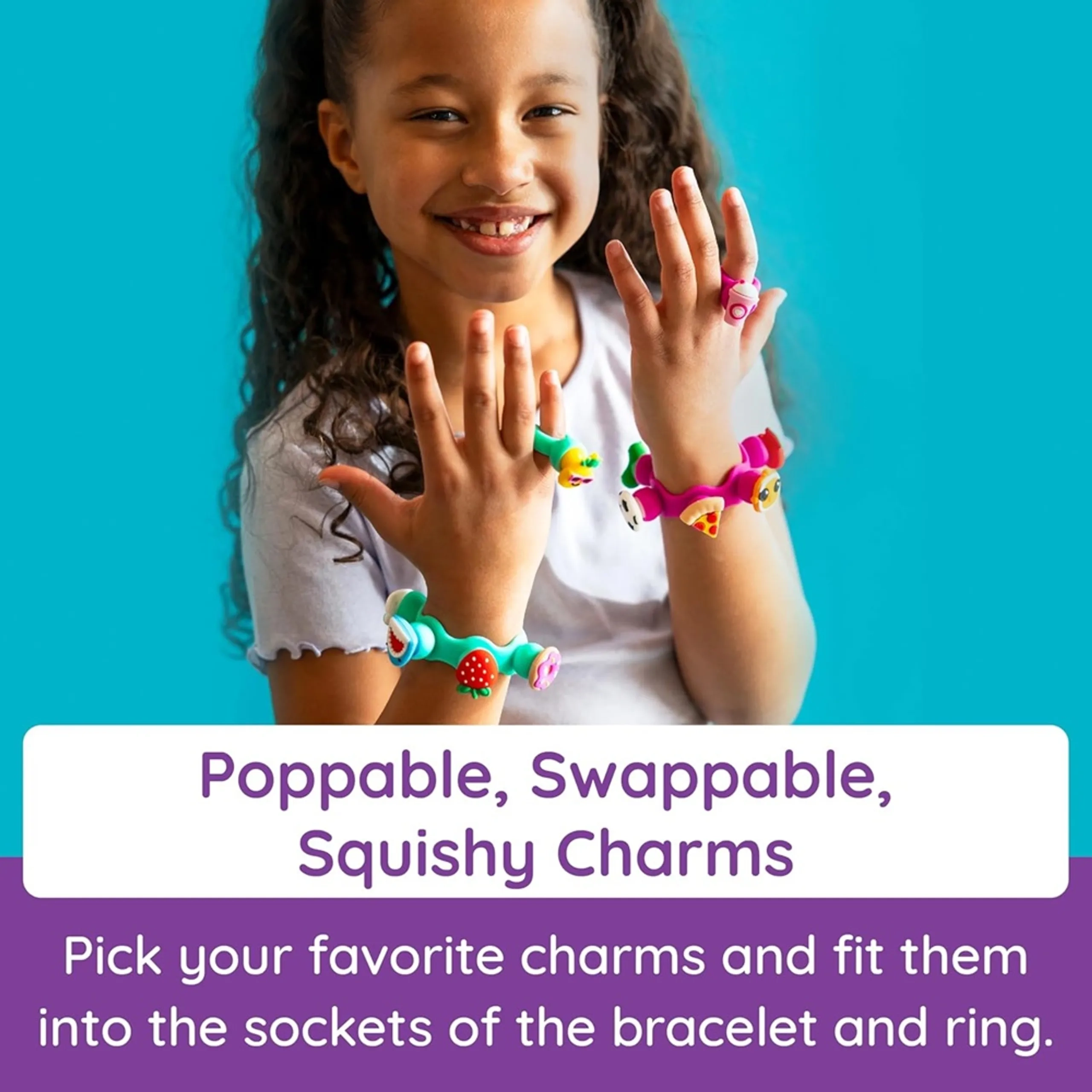 Plip Charms Silicone Jewellery Set