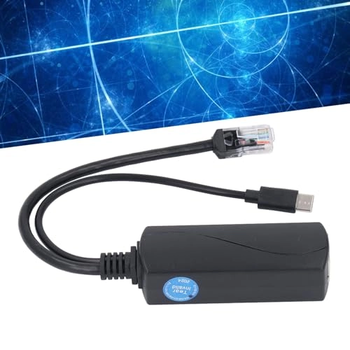 IEE802.3af Chome PoE to USB C-adapter - 44–57 V IEEE802.3AF/AT 10/100/1000m