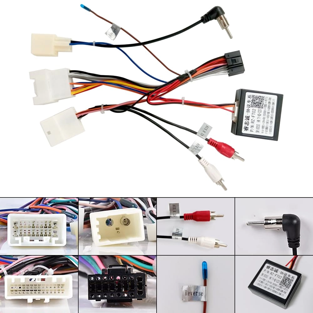 Car Head Unit Wire Hareness - Support J-B-L amplifier CANBUS Decoder Adapter
