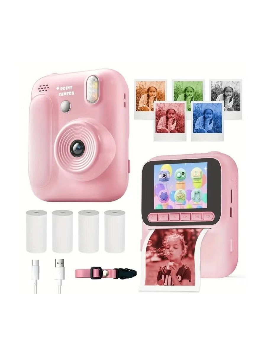 Kids Instant Print Camera - 1080P HD Thermal Printer