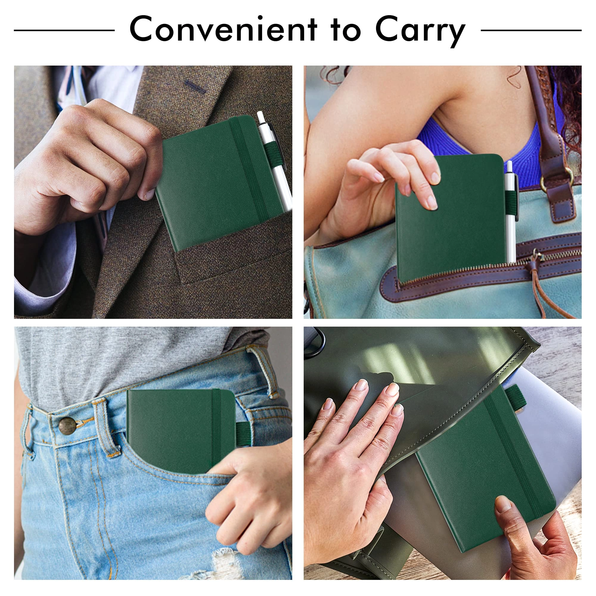 Pocket Notebook A6 Hardcover - Lined 56 Sheets