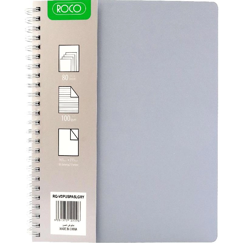 Notebook 19 X 26 cm Spiral - Grid 100 Sheets
