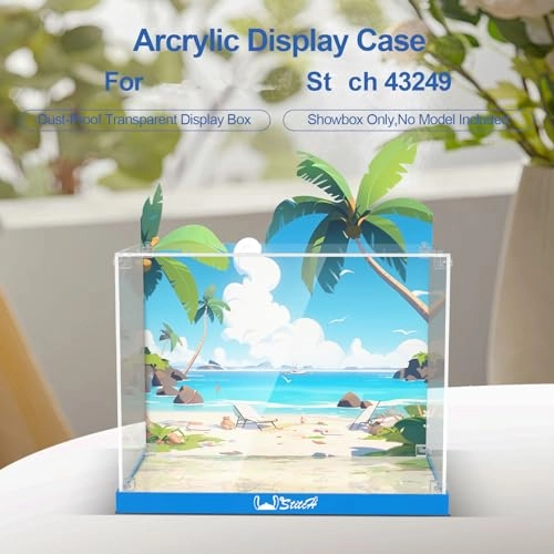 Lego Stitch 43249 Acrylic Display Case - Clear Dustproof