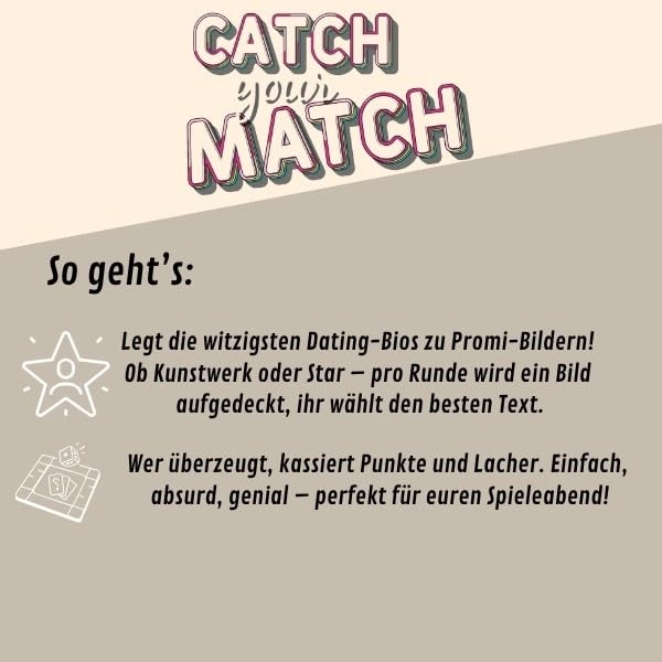 Catch Your Match! - German 14 years and up