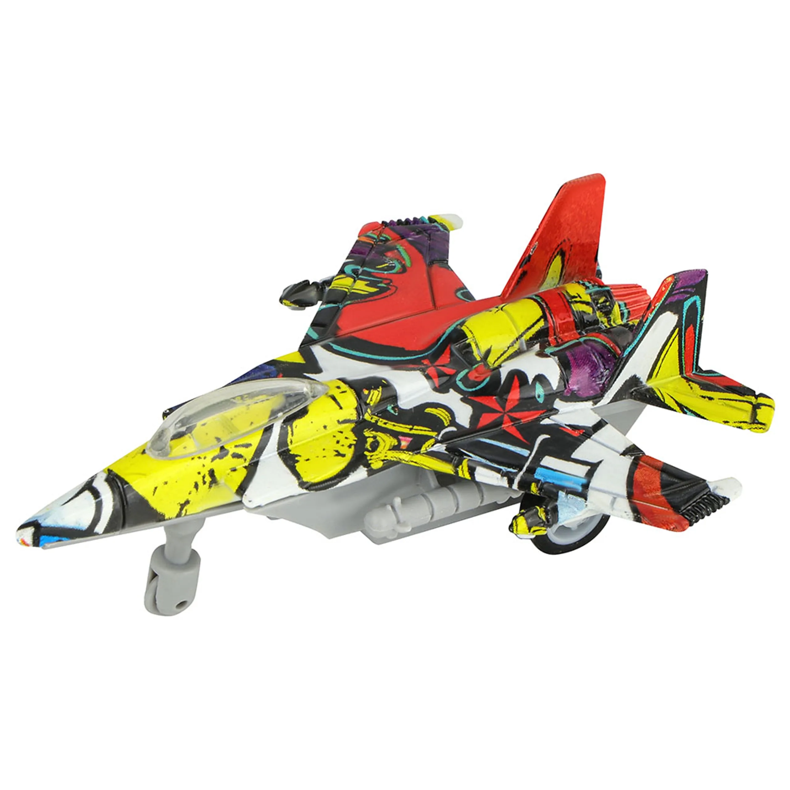 Everyday Pull Back Fighter Aircraft - 1pc