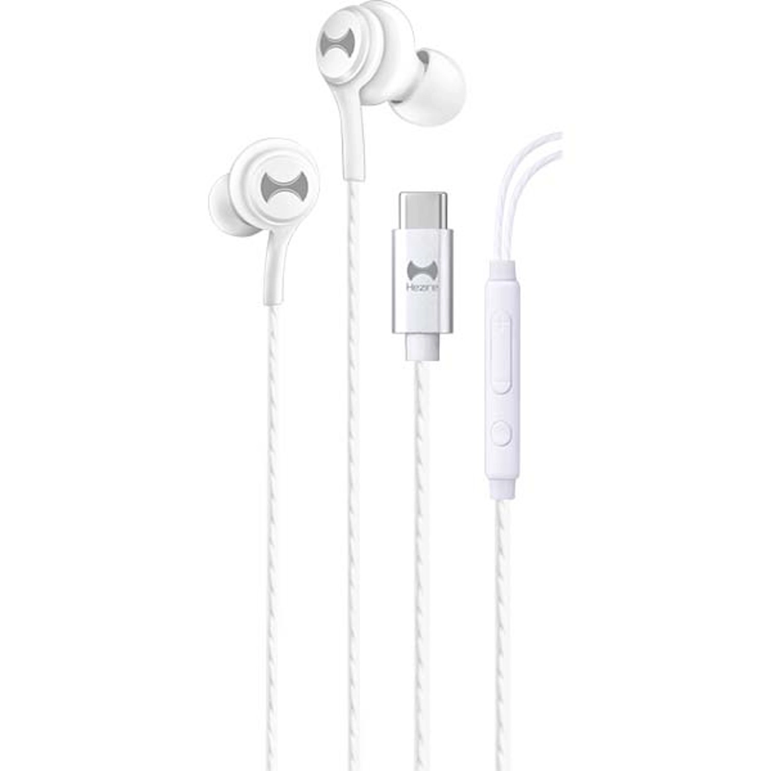 HEZ-WSH-TYPC-BK Wired Headset