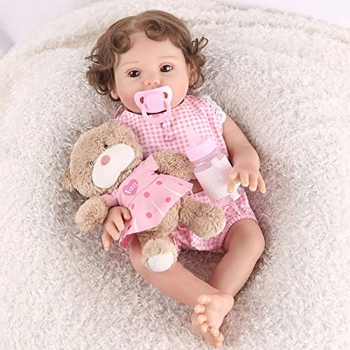 Reborn Baby Doll - 18 Inch 45cm Soft Vinyl Girl