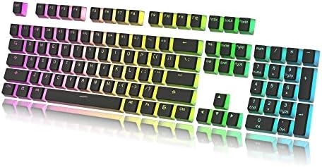 HK Gaming Pudding Keycaps - 108