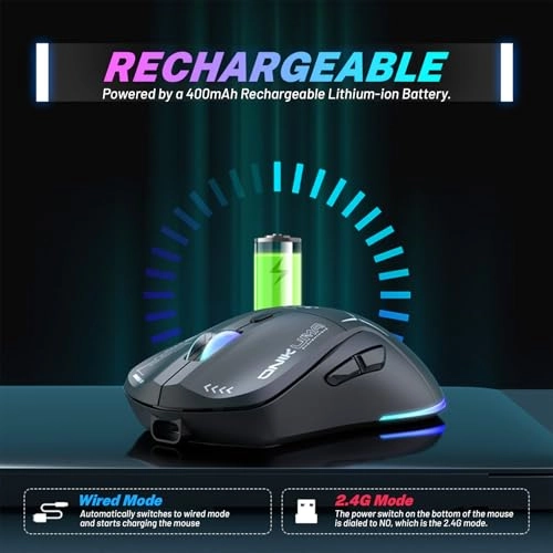 CW917 Gaming Mouse - Dual Mode