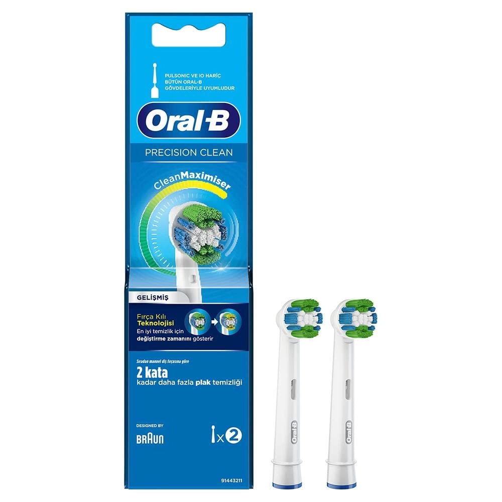 Oral-B Precision Clean - 2 Heads White