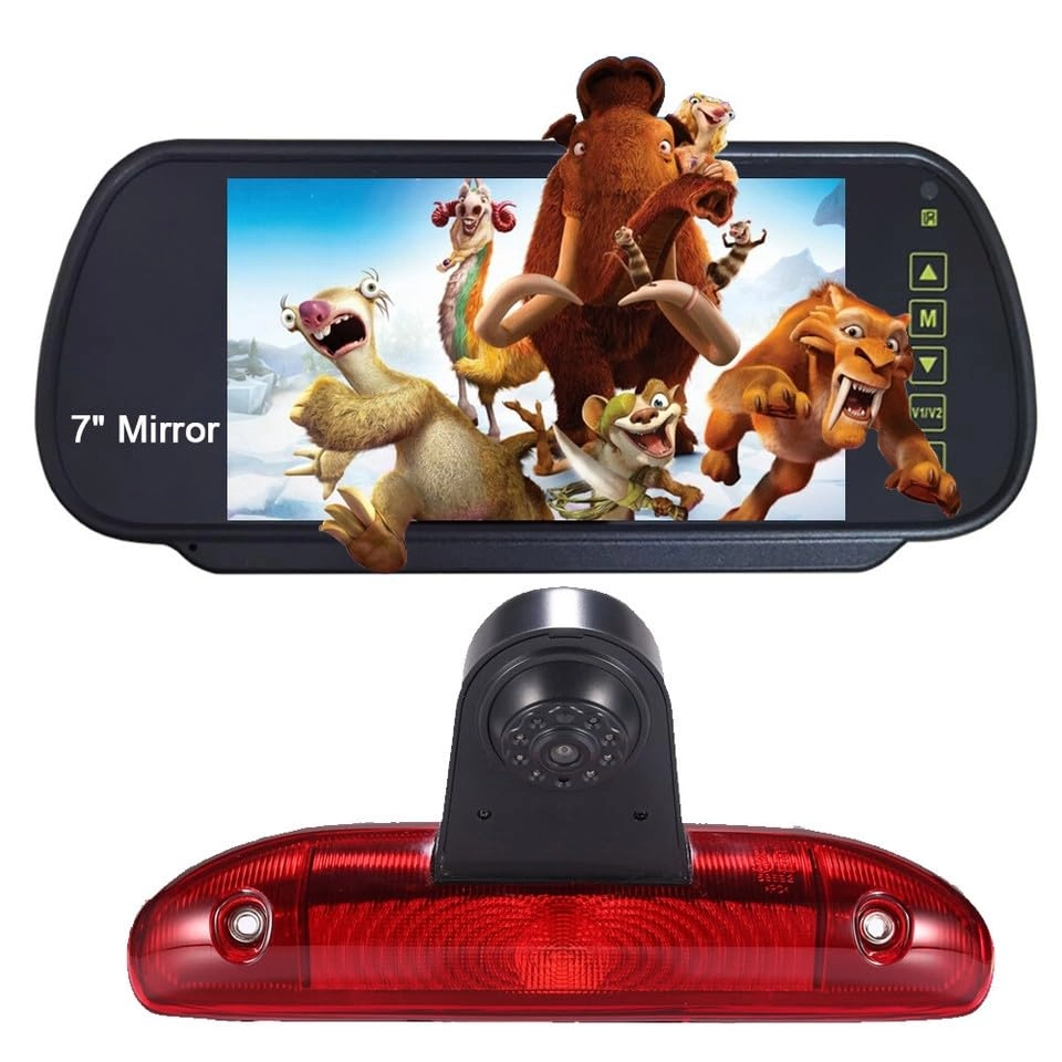 LCD TFT Colour Display Monitor + Car Camera - Night vision 1280 x 720