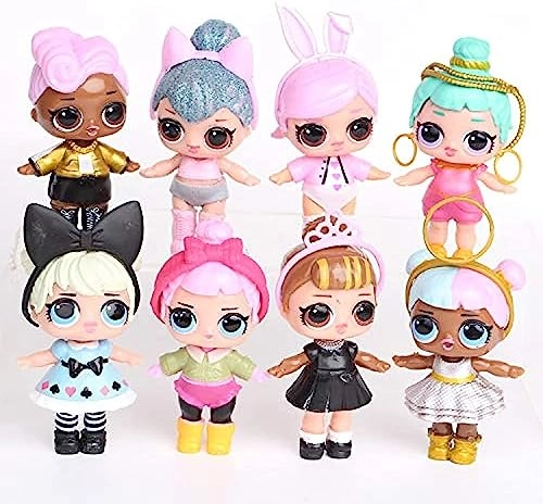 Lights Glow Doll - 8-Piece Multicolour Ages 3+