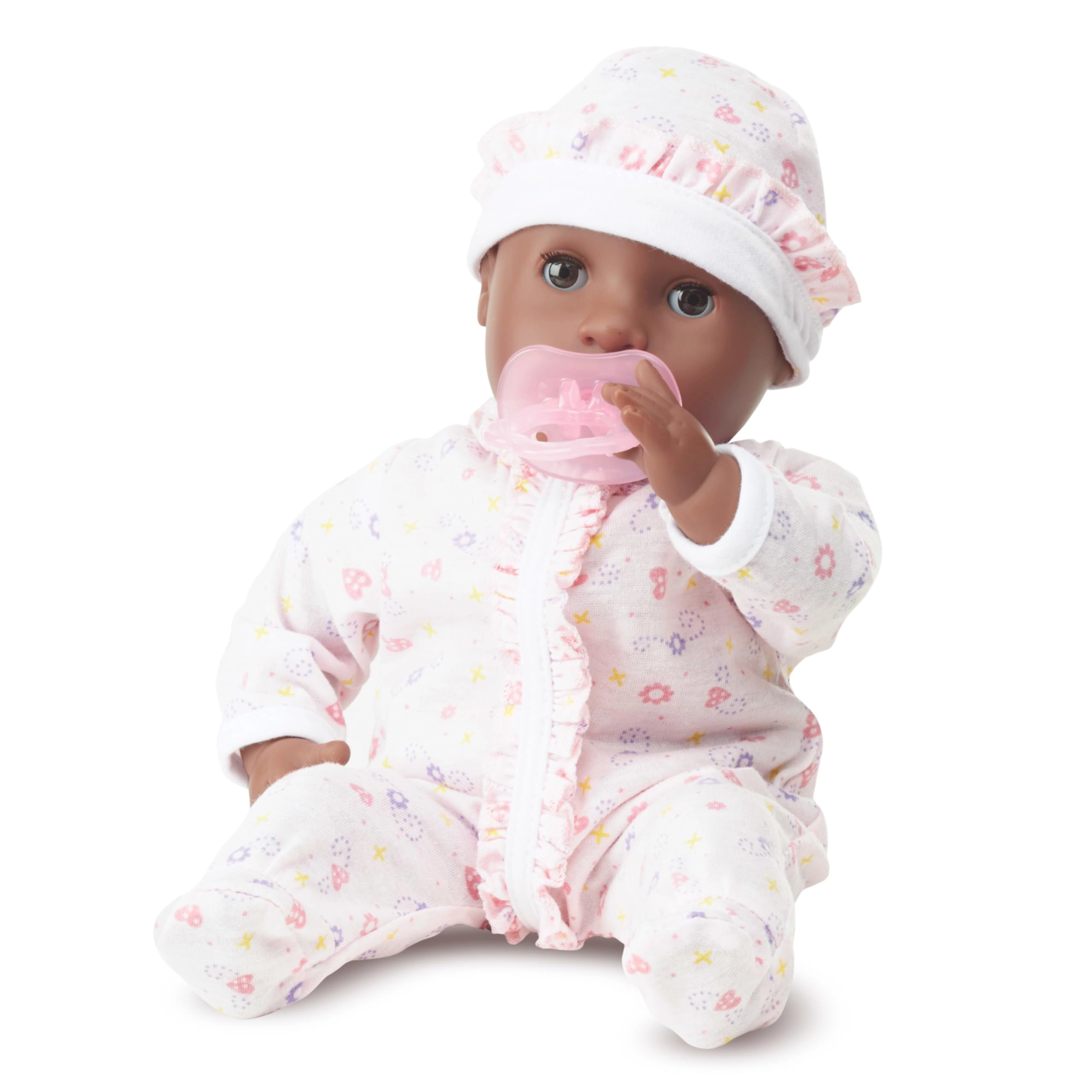 Melissa & Doug Gabrielle Poseable Baby Doll - 12-inch Romper and Hat