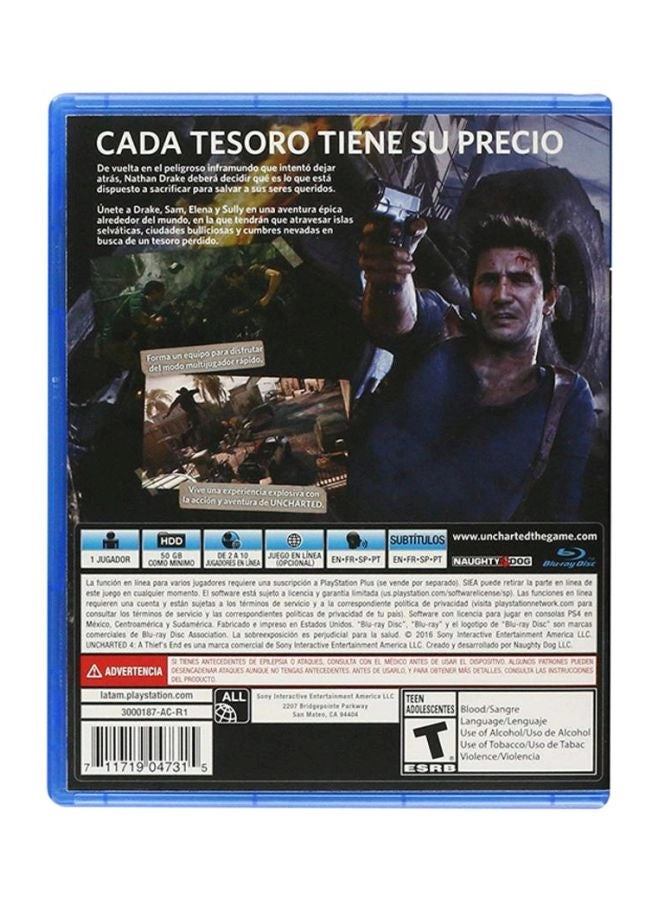 Uncharted 4: A Thief's End | PS4