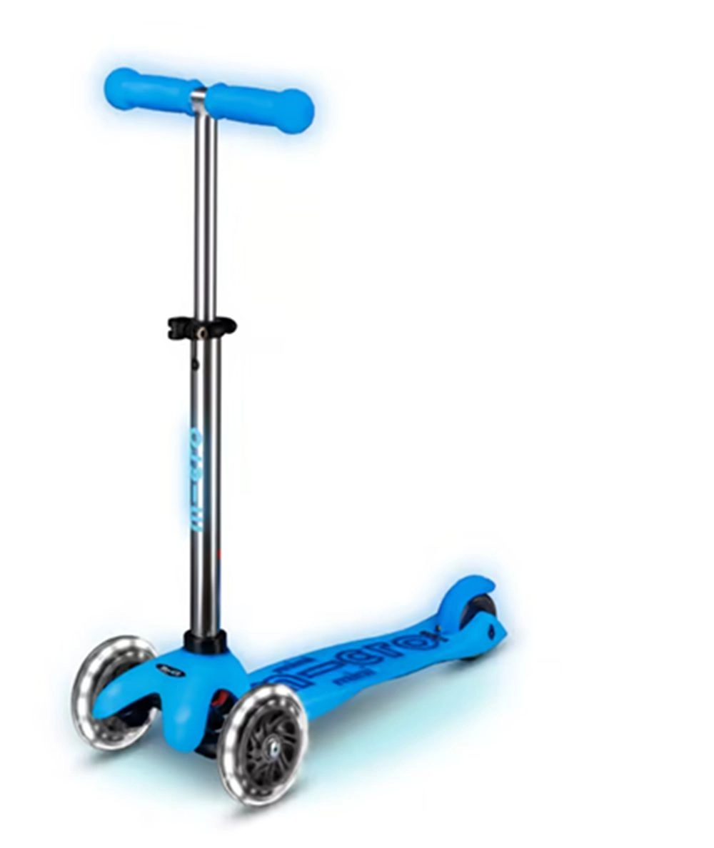Mini Deluxe 3-Wheel Kick Scooter – 120/85 mm LED
