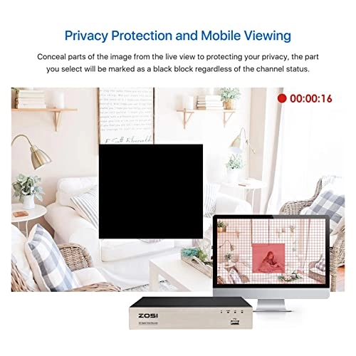 DVR + Camera - 8PCS 8CH 1080p 2.0MP