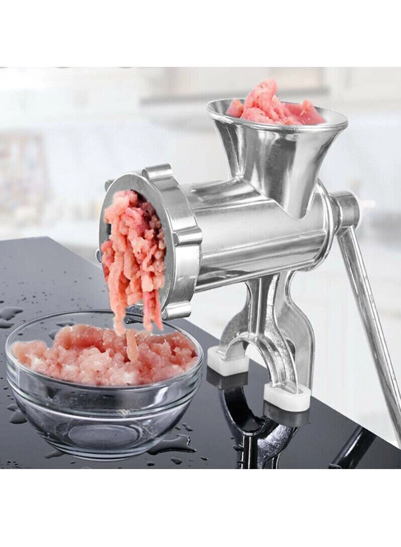 Manual Meat Grinder - Stainless Steel Suction Cup Base Clamp