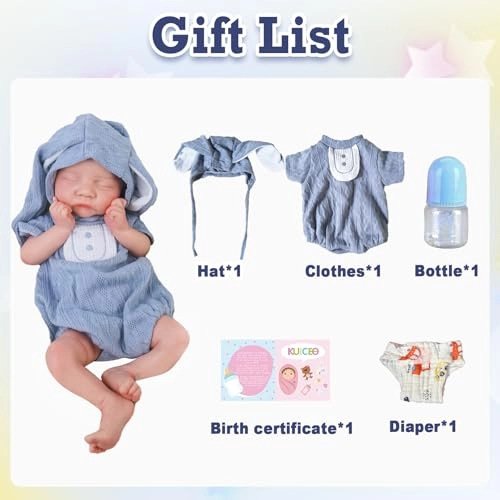 Reborn Baby Doll - 17 Inch Full Silicone Boy Ages 14+