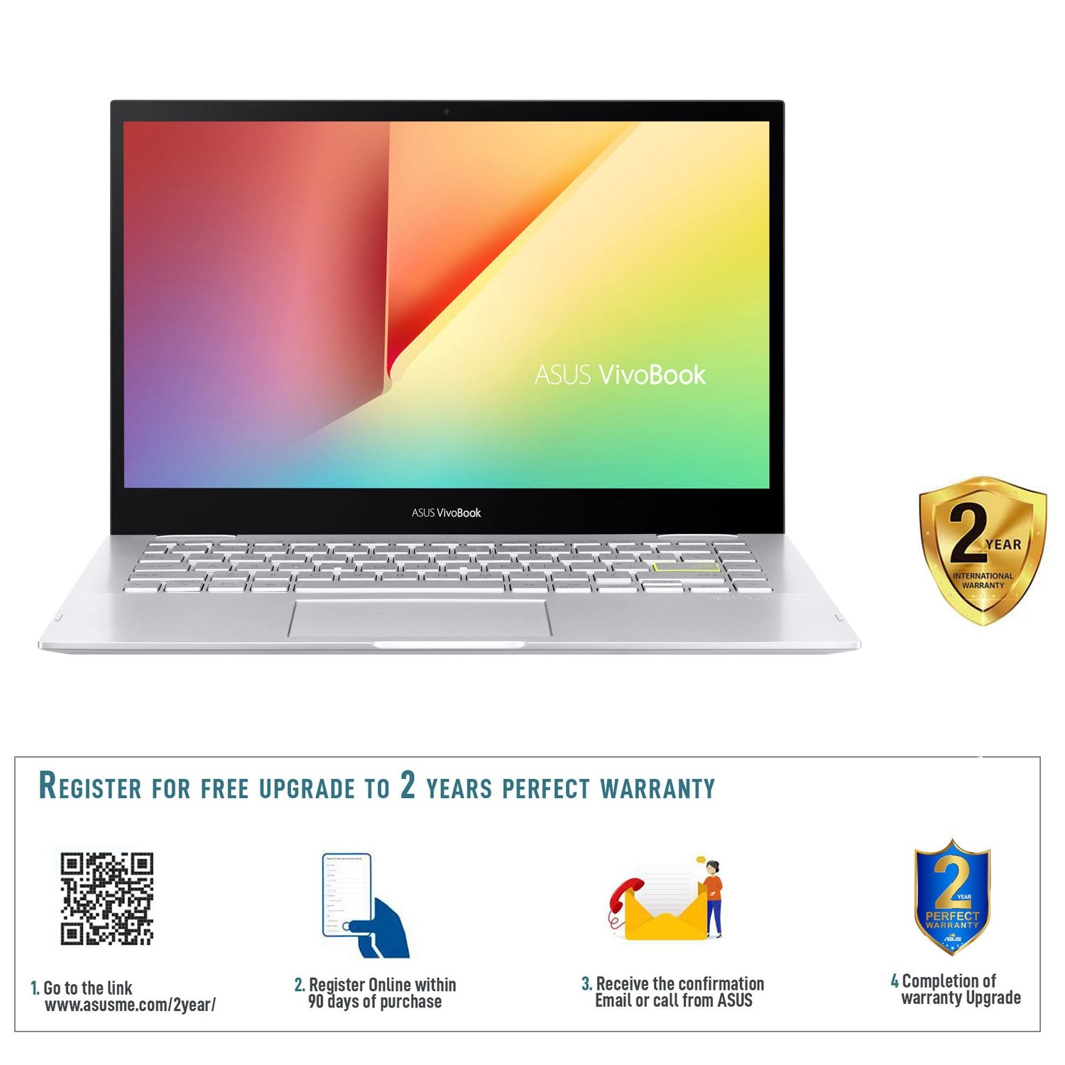 Vivobook Flip 14 TP470EA-EC511W - 14'' Core i3-1115G4 8GB DDR4 256GB SSD