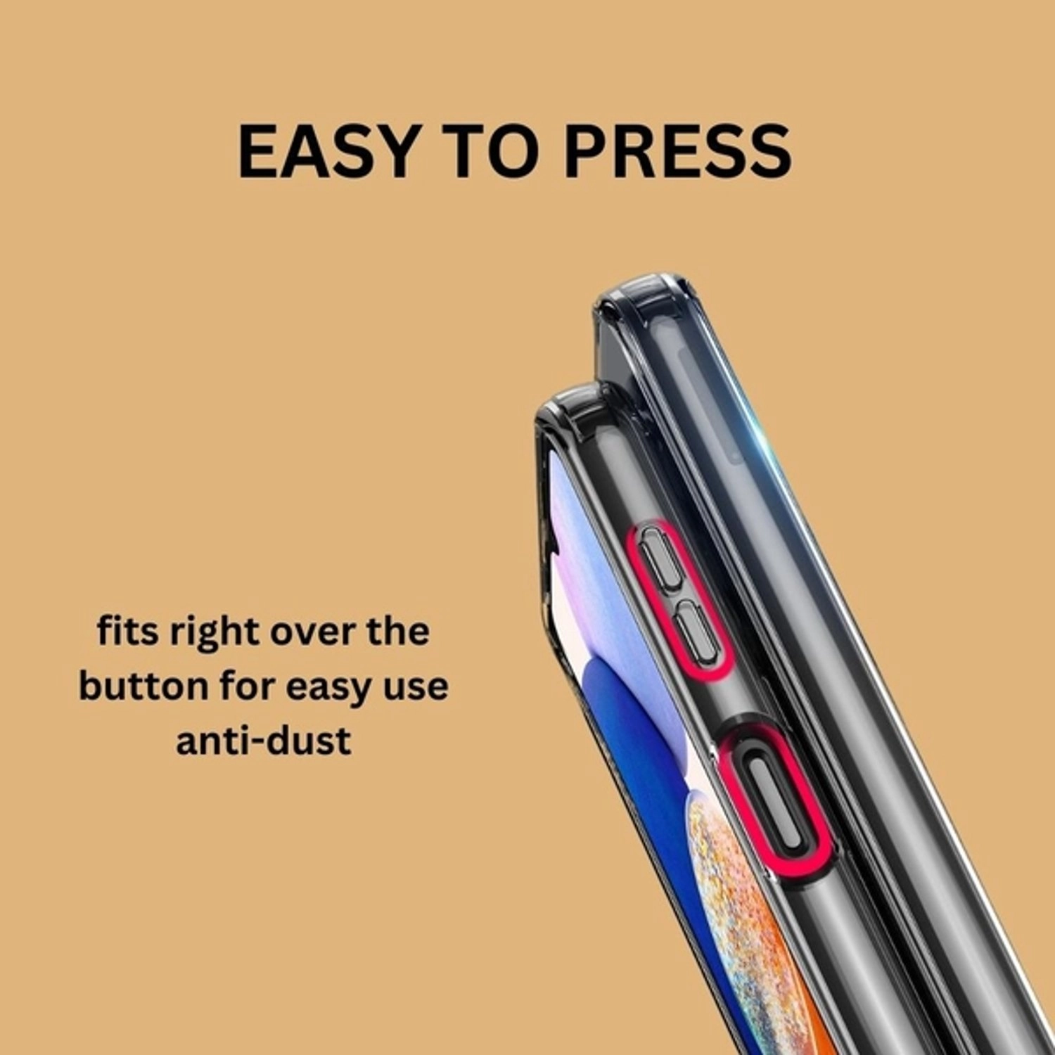 Case Clear With Screen Protector - TPU for Samsung Galaxy A34