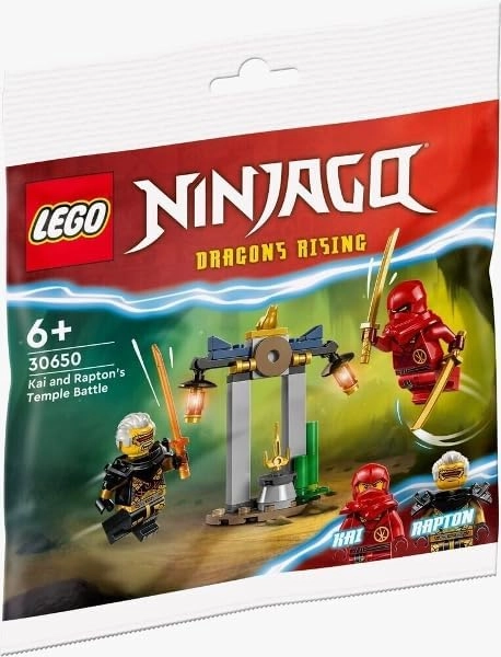 Ninjago Kais and Rapton's Duel in the Temple