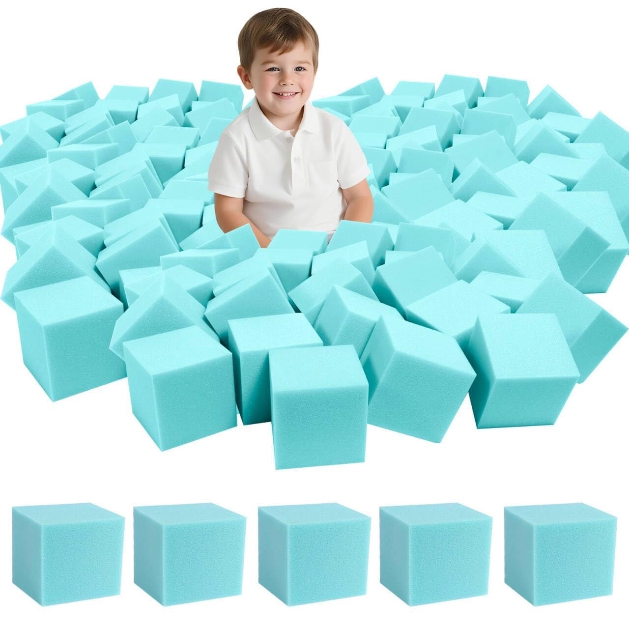 WINTECY Foam Cubes - 36 months - 6 years 24 pieces