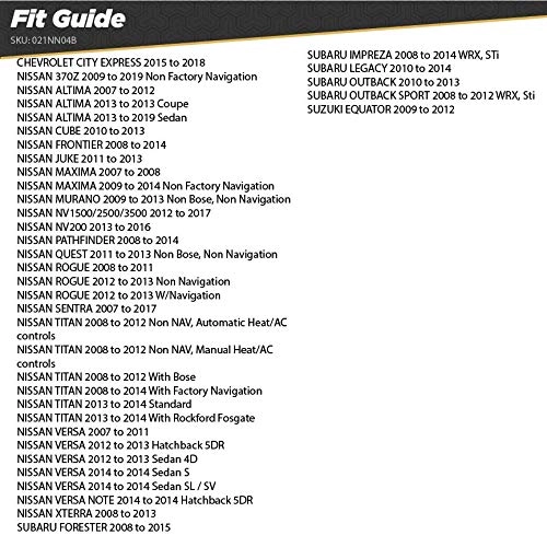 NN04B Radio Wiring Harness - Chevrolet Mazda Nissan Subaru Suzuki