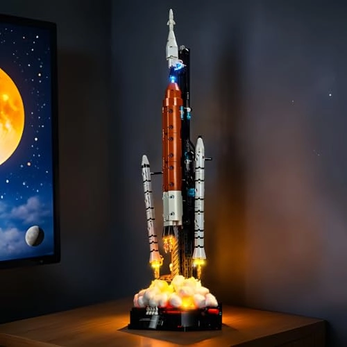 Light kit Compatible with Lego NASA Artemis Space Launch System Rocket (42221) - RC Version LED Lighting