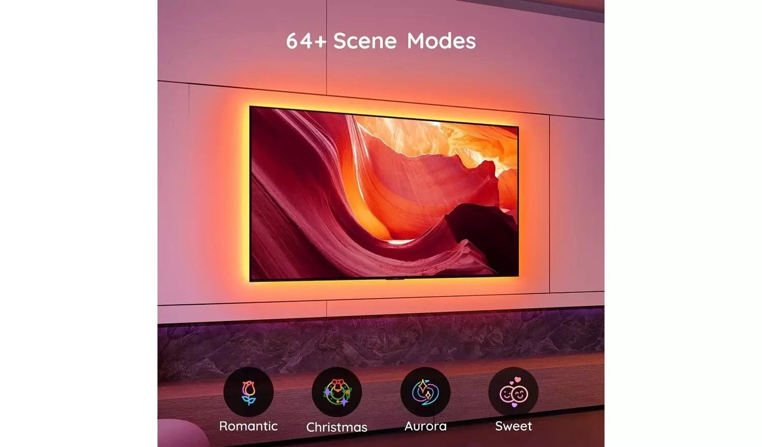 RGB Smart TV LED Backlight - 10 Feet Long