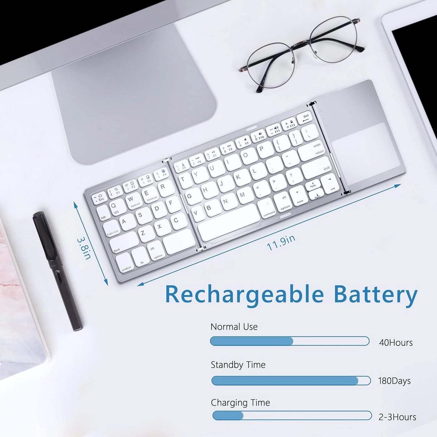 Mini Bluetooth Keyboard - Wireless