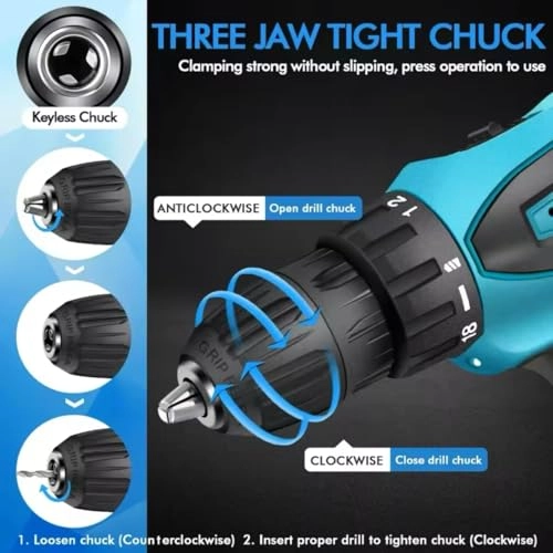 Cordless Drill Driver - Brushless Motor 2 Batteries