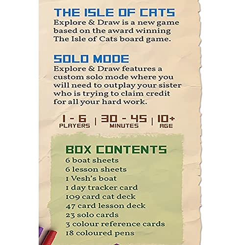 The Isle of Cats: Explore & Draw (German)