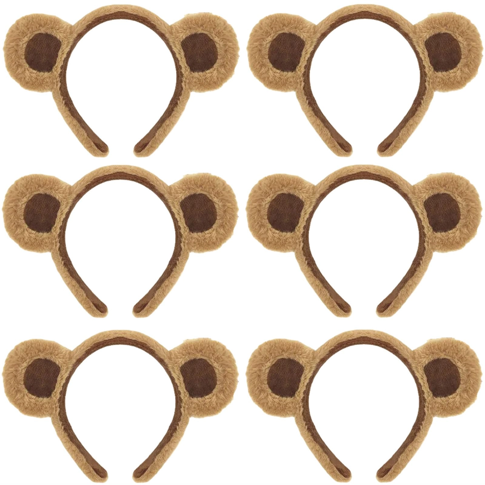 hipihom Bear Ears Headband - Bear 6.00 Count womens 21.5x16.5 cm/8.5x6.5 inch