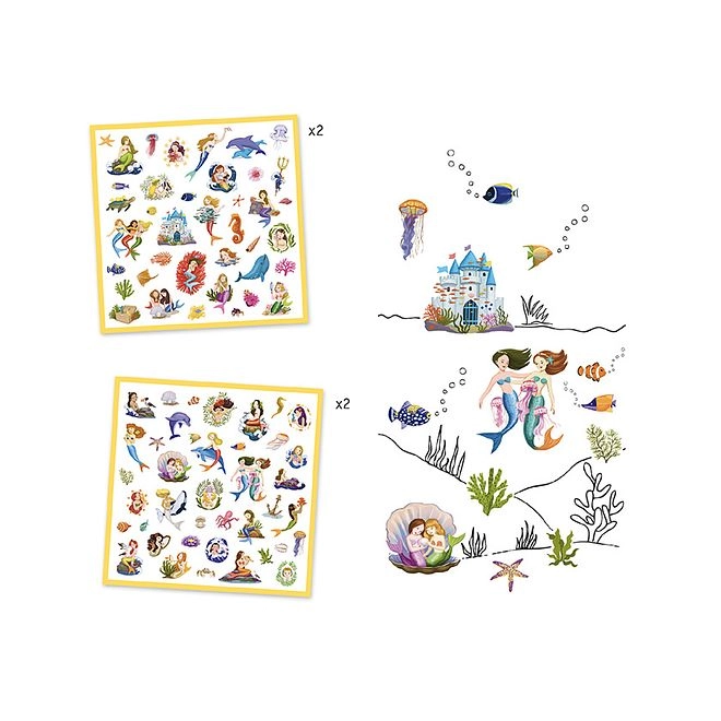 Mermaid Sticker Book 160 pcs