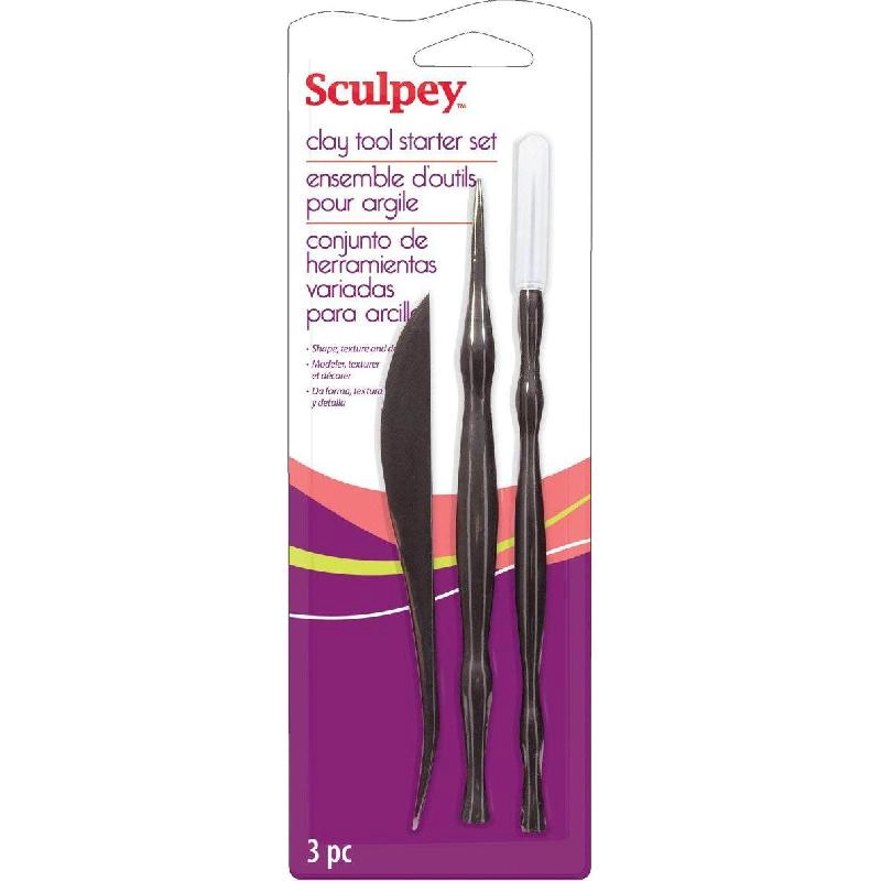 Sculpey Sculpture Knife Set - Plastic 3 Pieces