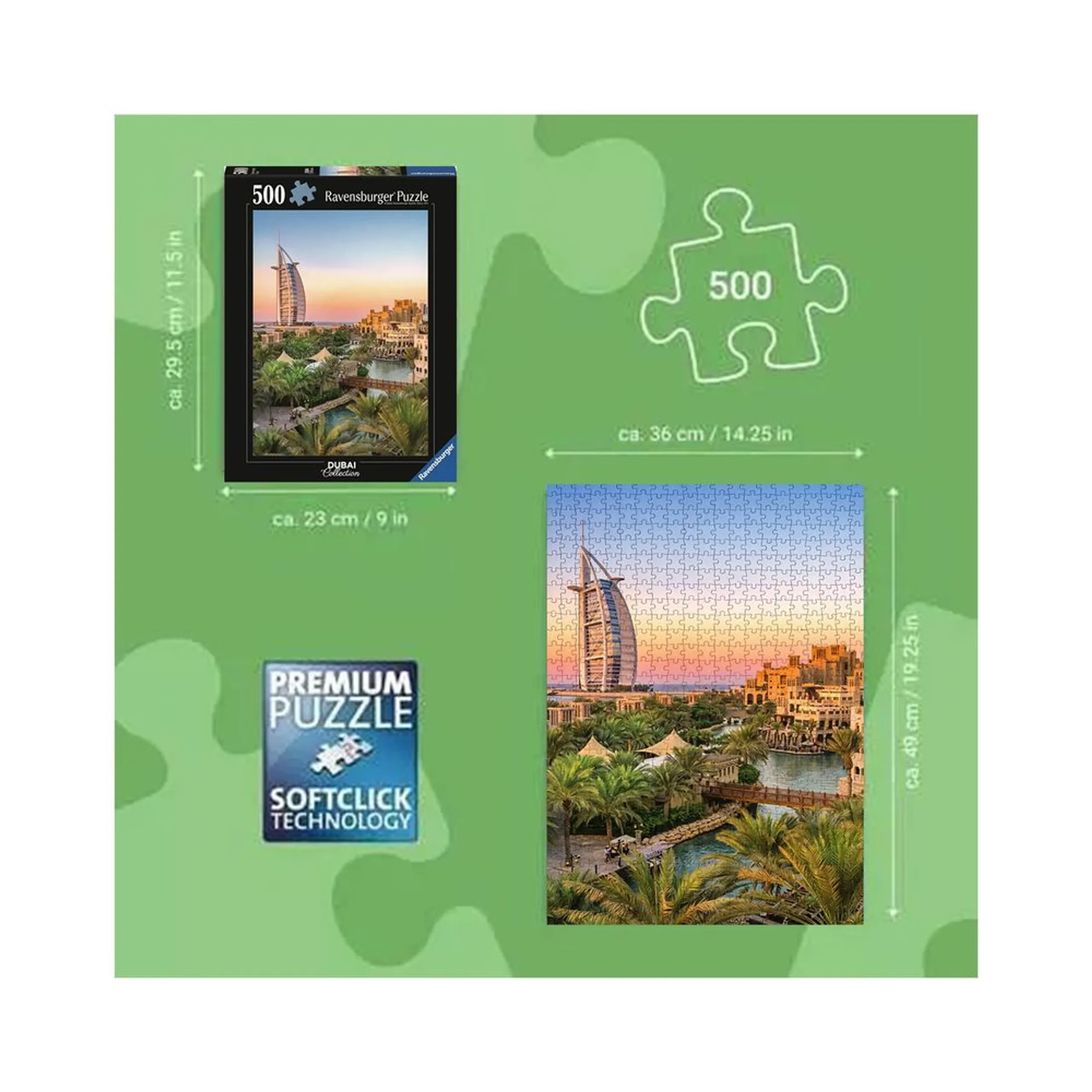 Dubai City Puzzle (622-12001746_2) - 500 pcs