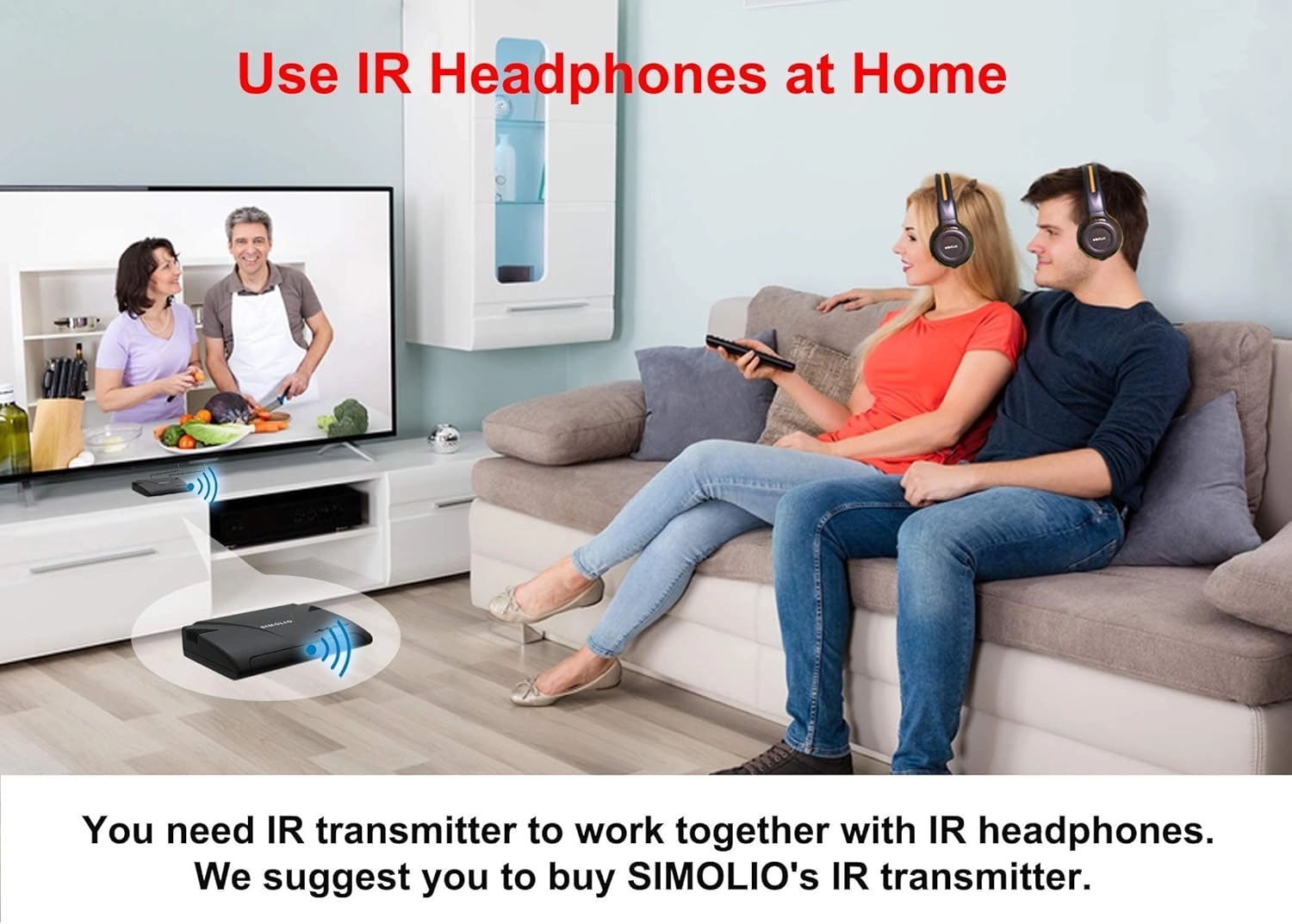 IR Wireless Headphones Pack