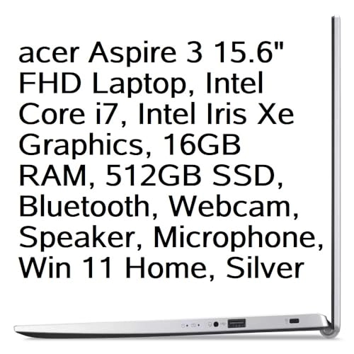 Aspire 3 - 15.6'' Core i7-1165G7 16GB DDR4 512GB SSD